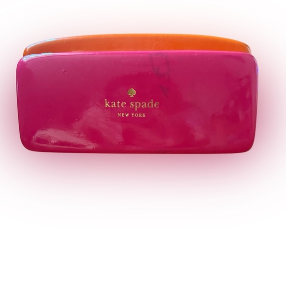 Kate Spade New York Hard Shell Glasses Case – Pink & Orange - Picture 8 of 8